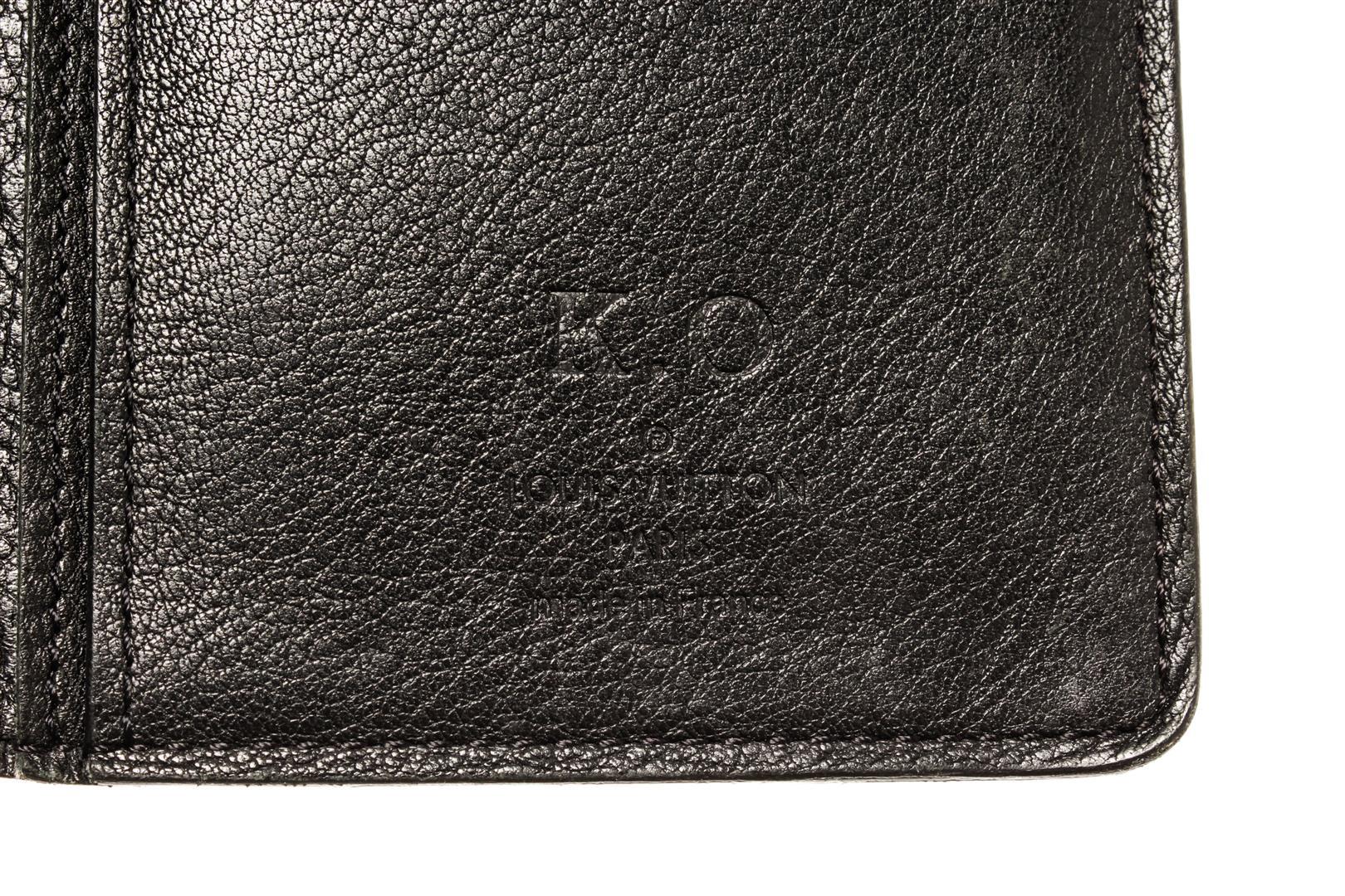 Louis Vuitton Black Leather Brazza Wallet