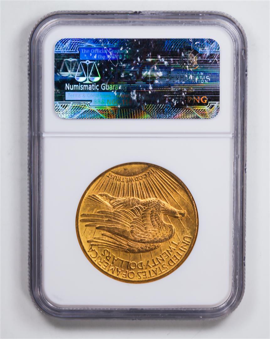 1924 $20 Double Eagle Gold Coin NGC MS63