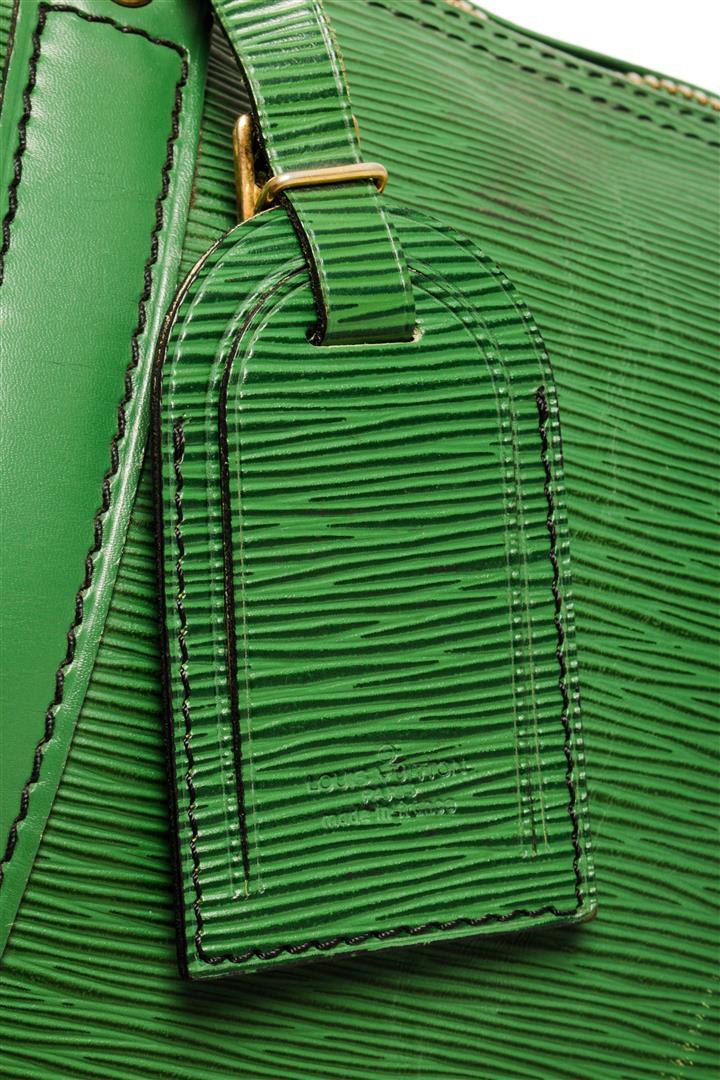 Louis Vuitton Green Epi Leather Keepall 50