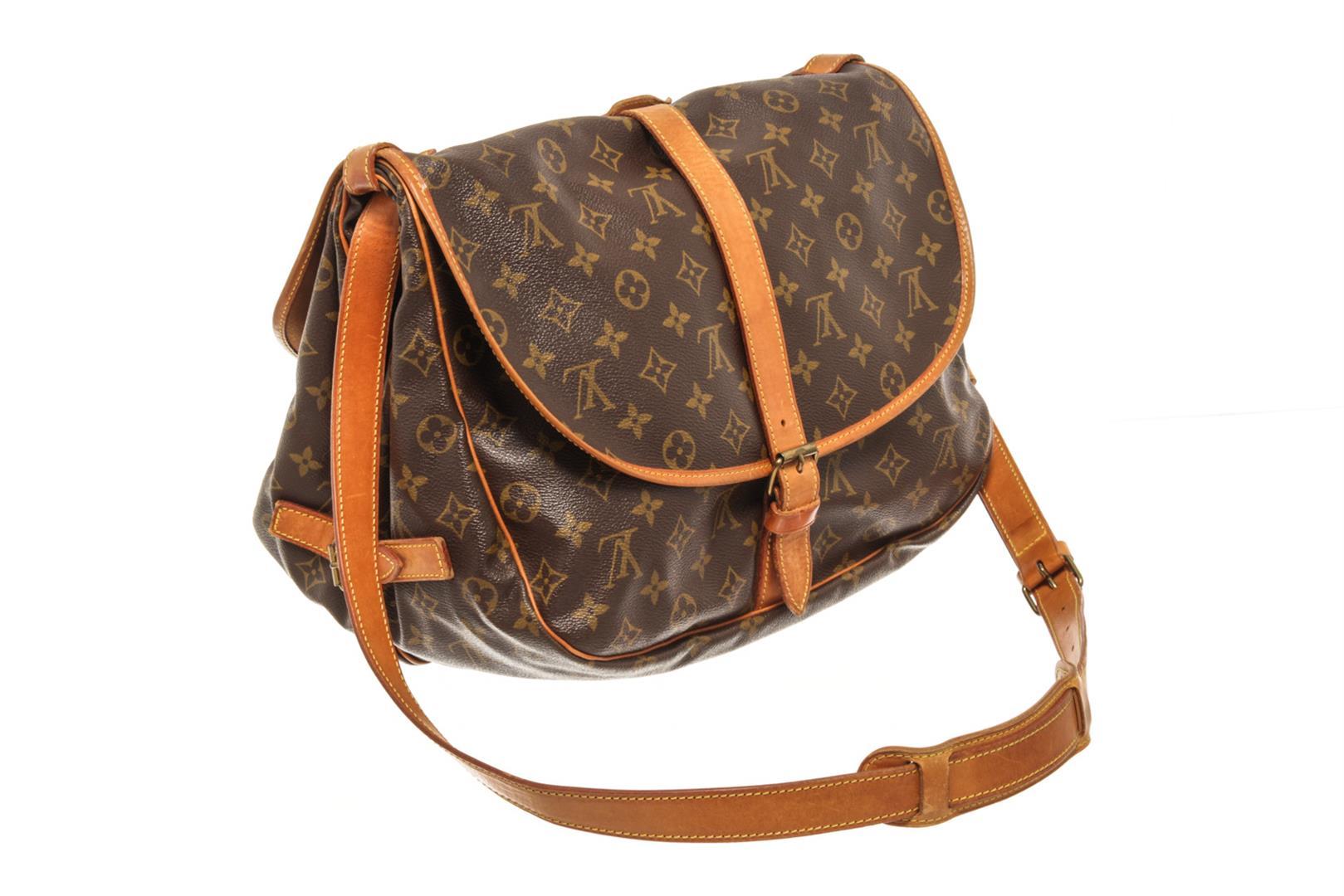 Louis Vuitton Brown monogram Saumur 35 Crossbody Bag