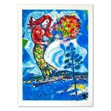 La Sirene Au Pin by Chagall (1887-1985)