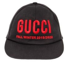 Gucci Black GG Canvas Web Baseball Cap