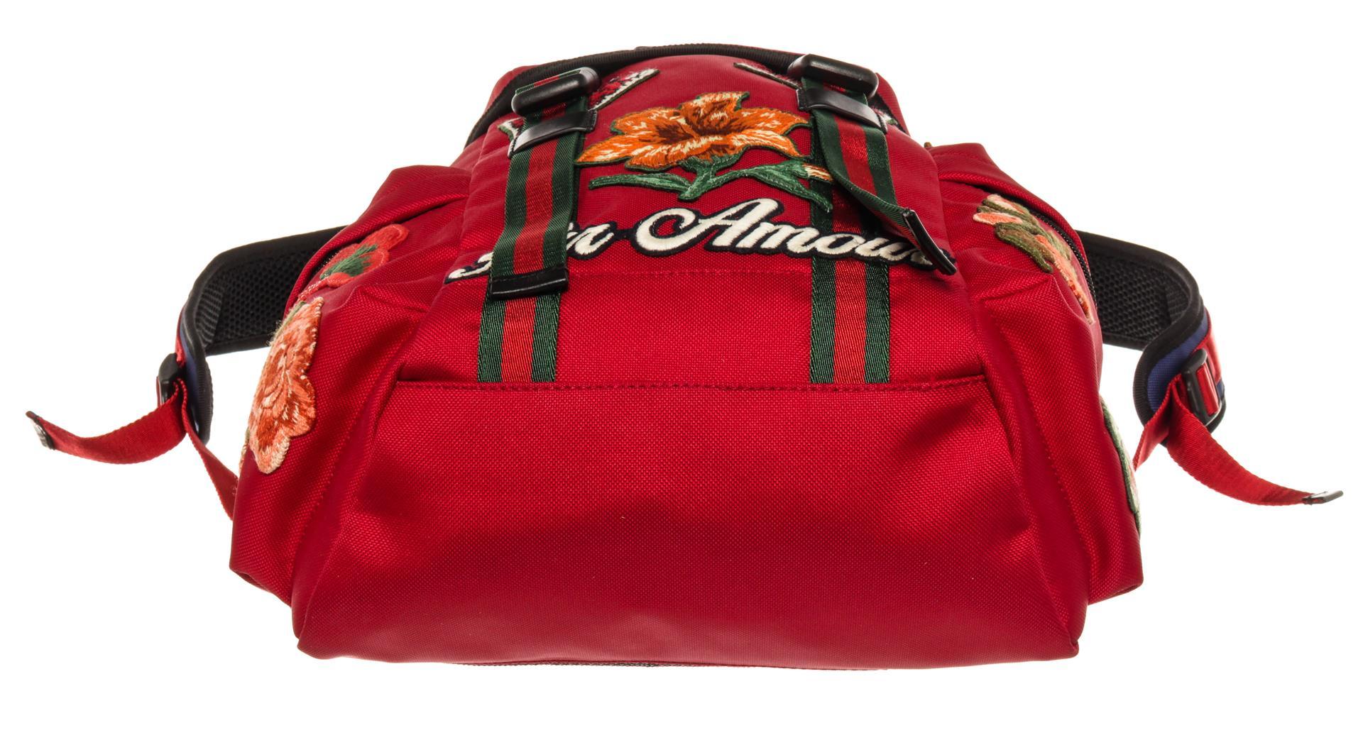 Gucci Floral Techpack Backpack