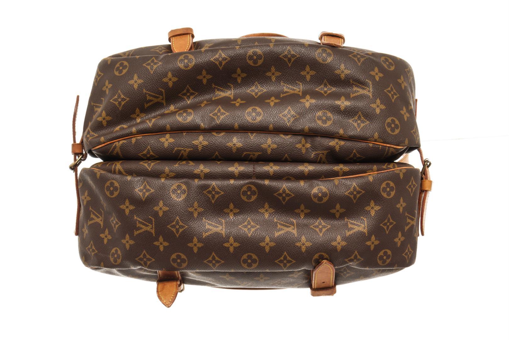 Louis Vuitton Brown Monogram Canvas Saumur 43 Shoulder Bag