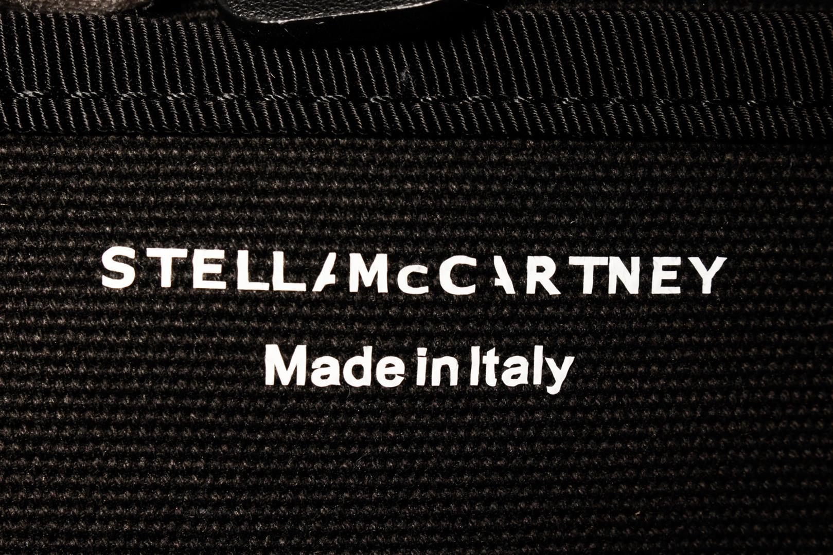 Stella McCartney Black Canvas Net Alter Tote Bag