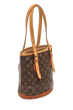 Louis Vuitton Brown Monogram Canvas Bucket PM Shoulder Bag