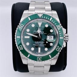 Rolex Submariner Green Ceramic "Hulk" Wristwatch