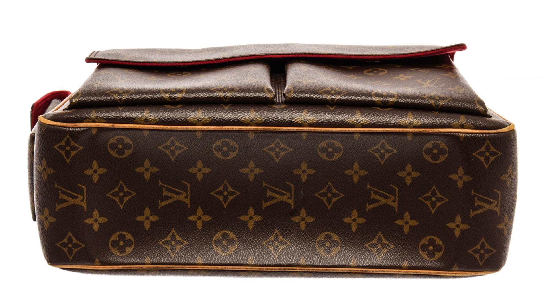 Louis Vuitton Brown Monogram Leather Viva Cite GM Top Handle Bag