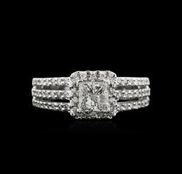 14KT White Gold 1.13 ctw Diamond Ring