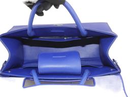 Christian Dior Blue Pebbled Leather Diorever Small Shoulder Bag