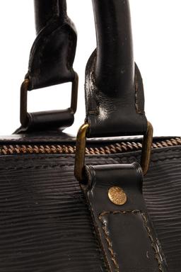 Louis Vuitton Black Epi Leather Keepall 50 Weekend/Travel Bag