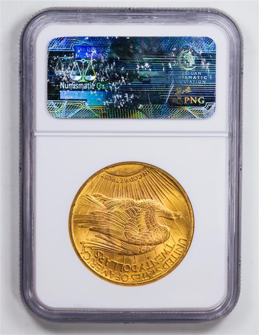 1924 $20 Double Eagle Gold Coin NGC MS63