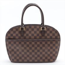 Louis Vuitton Damier Ebene Canvas Leather Sarria Horizontal Bag