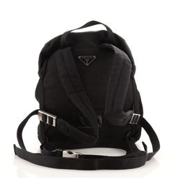 Prada Single Buckle Pocket Backpack Tessuto Small