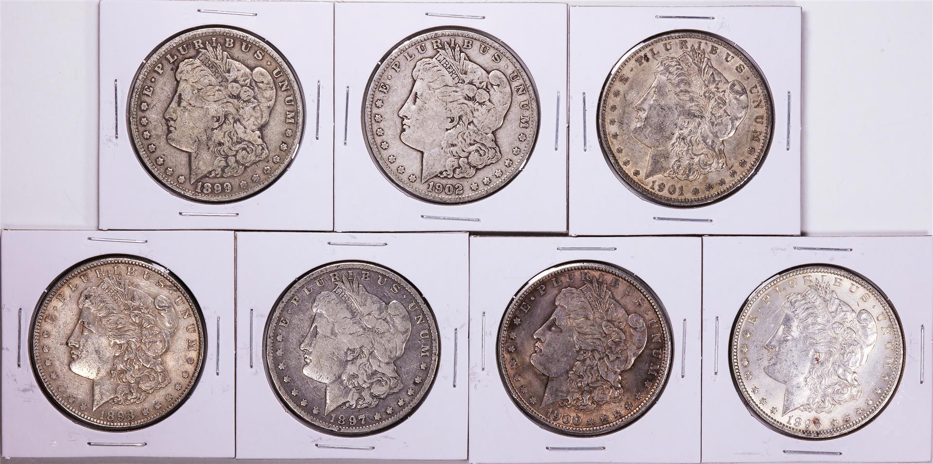 1896-1902 Morgan Silver Dollar Coin Collector's Set