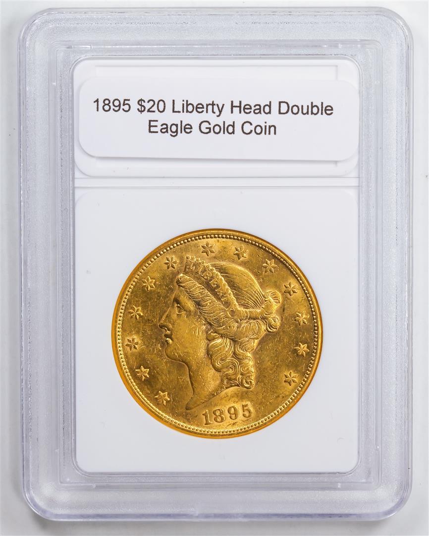 1895 $20 Liberty Head Double Eagle Gold Coin