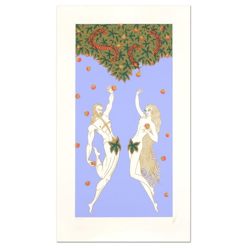 Adam and Eve by Erte (1892-1990)