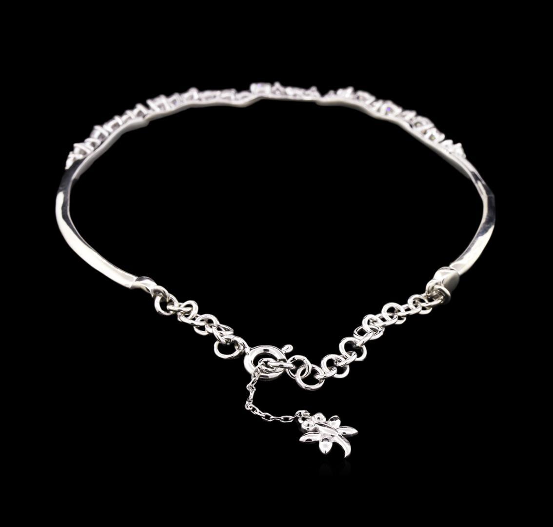 0.87 ctw Diamond Bracelet - 14KT White Gold