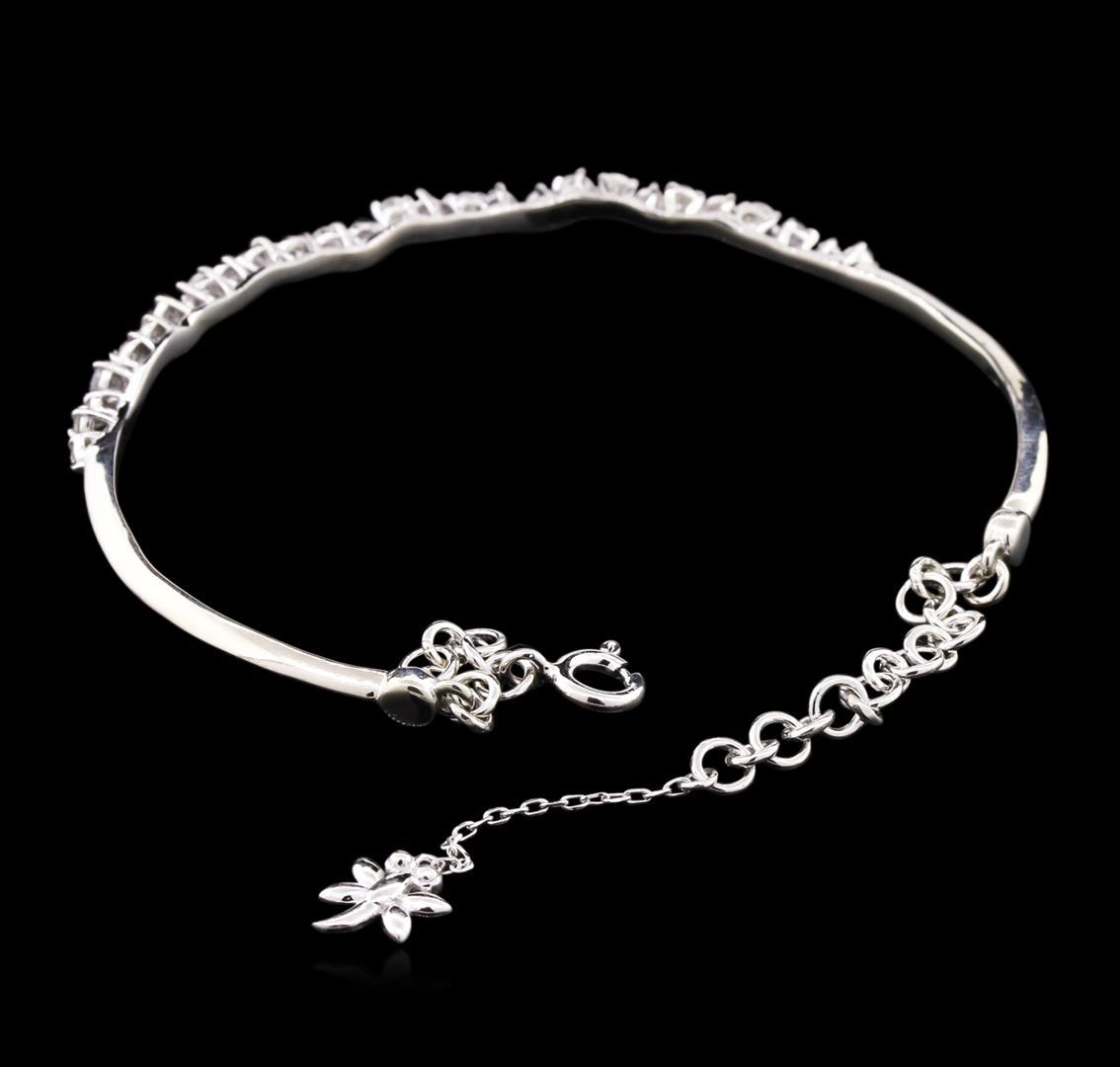 0.87 ctw Diamond Bracelet - 14KT White Gold