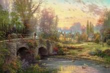 Cobblestone Evening by Thomas Kinkade