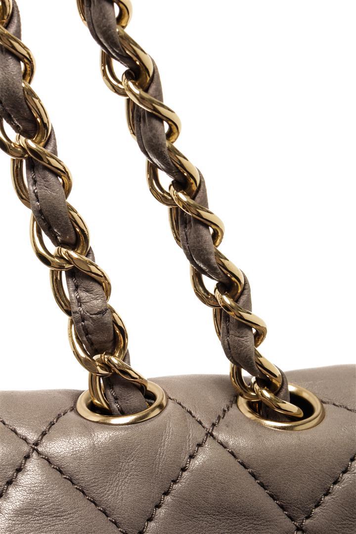 Chanel Black and Gold Leather Portobello Tote bag