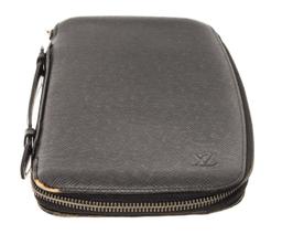 Louis Vuitton Black Taiga Leather Atoll Organizer Wallet