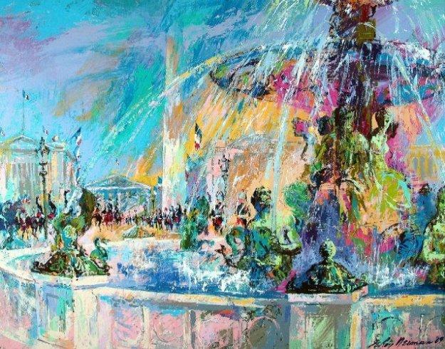 Leroy Neiman "PLACE DE LA CONCORDE"