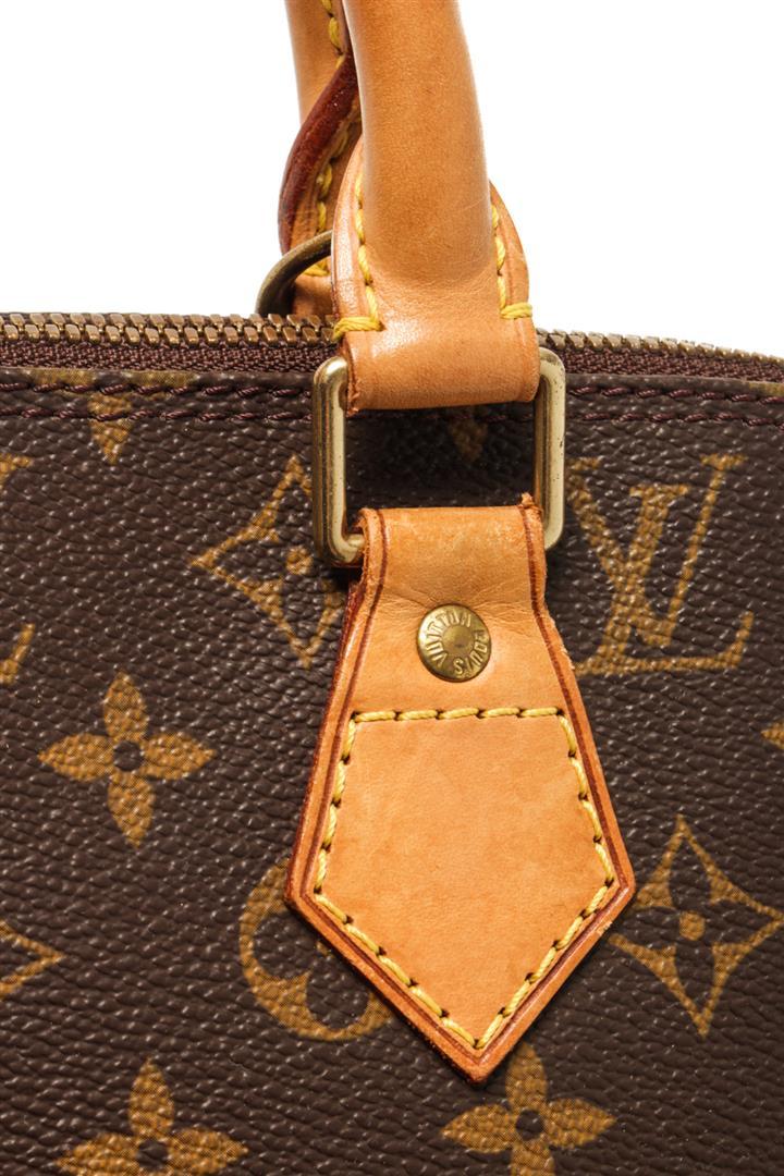 Louis Vuitton Brown Monogram Canvas and Leather Alma PM Bag