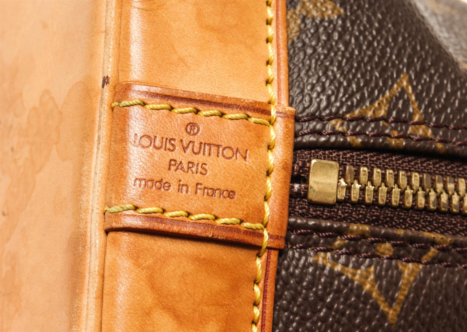 Louis Vuitton Brown Monogram Canvas and Leather Alma PM Bag