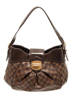 Louis Vuitton Brown Damier Ebene Sistina PM Shoulder Bag