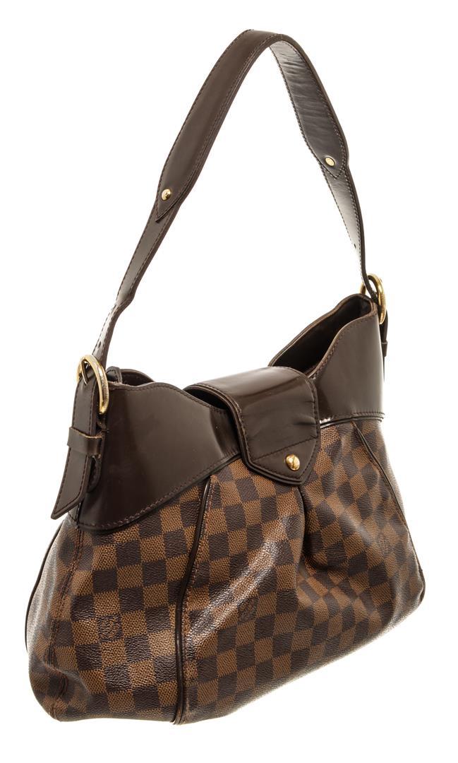 Louis Vuitton Brown Damier Ebene Sistina PM Shoulder Bag