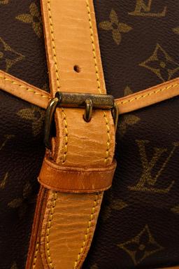 Louis Vuitton Brown Monogram Canvas Saumur 35 Shoulder Bag