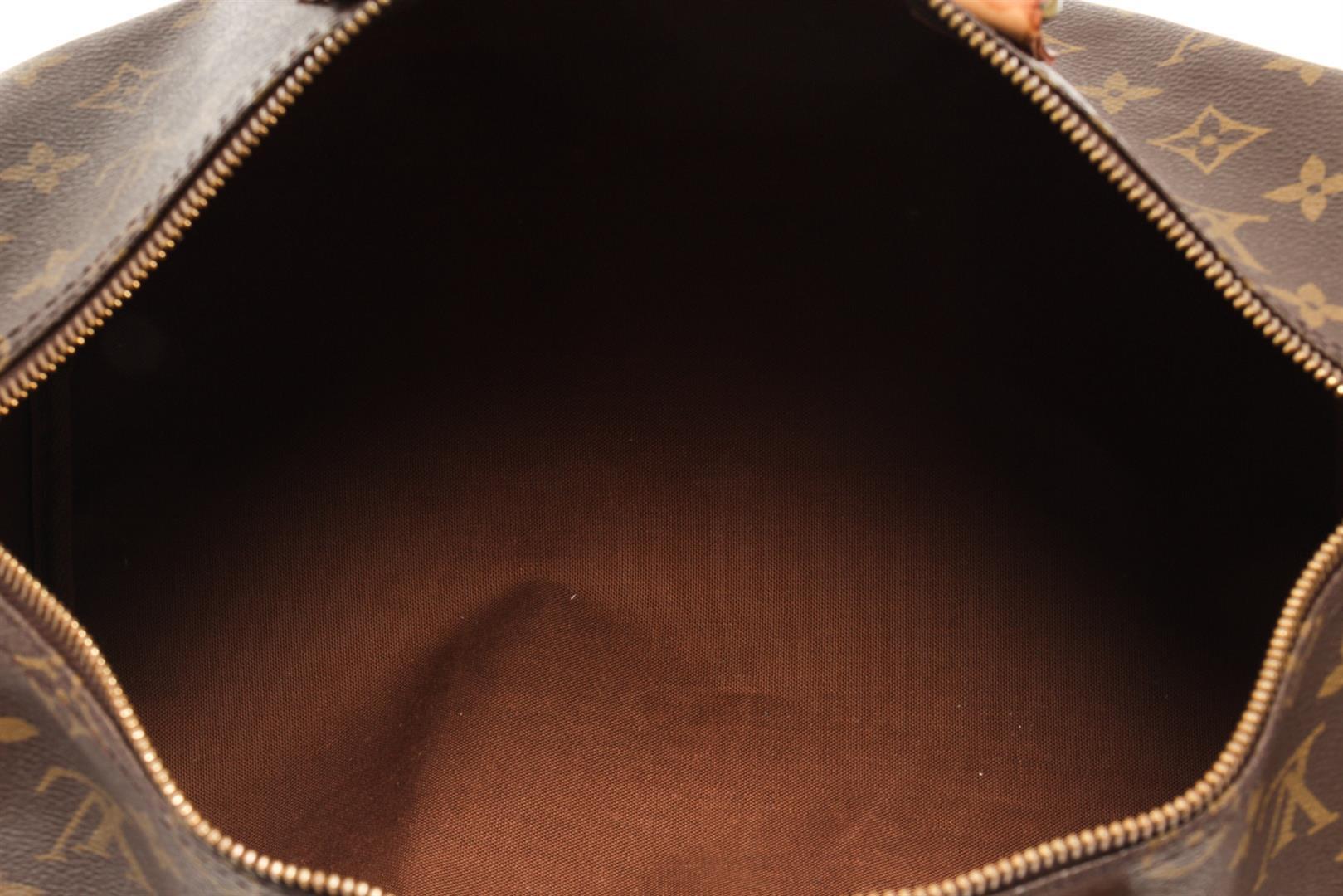 Louis Vuitton Brown Monogram Speedy 35 Satchel Bag