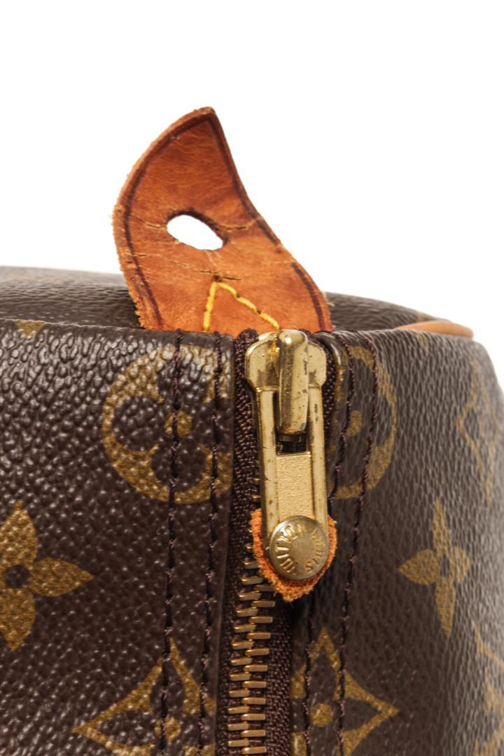 Louis Vuitton Brown Monogram Speedy 35 Satchel Bag