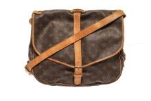 Louis Vuitton Brown Monogram Canvas Saumur 35 Shoulder Bag