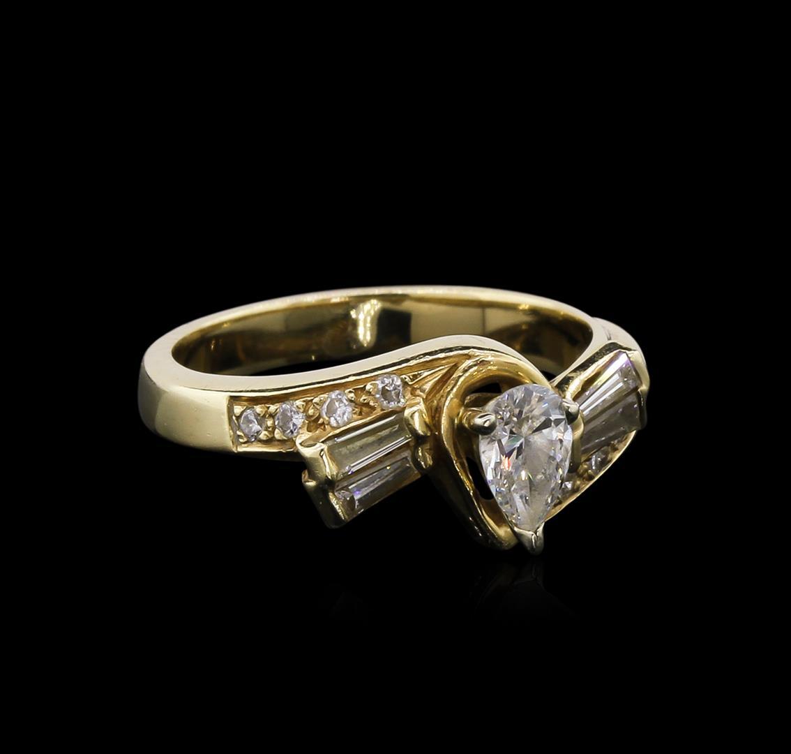 0.65 ctw Diamond Ring - 14KT Yellow Gold