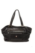 Prada Black Leather Shoulder Bag