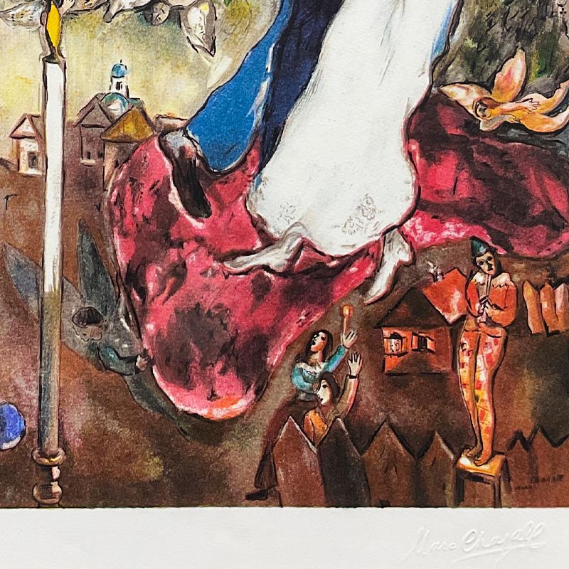Les Trois Cierges by Chagall (1887-1985)