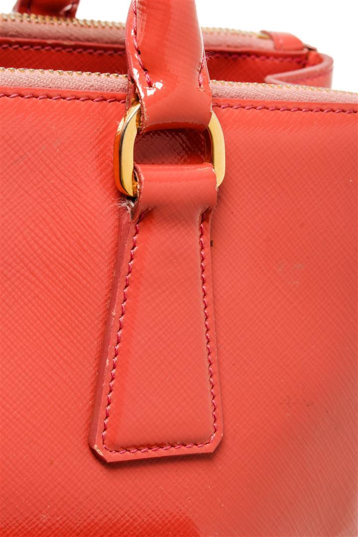 Prada Pink Leather Medium Tote Bag