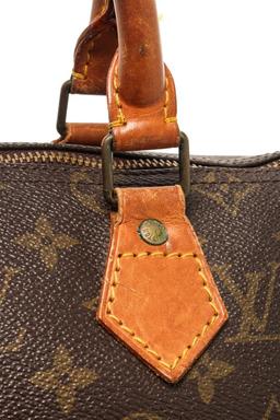 Louis Vuitton Brown Monogram Speedy 25 Satchel Bag