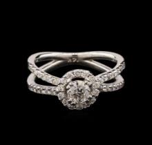 1.05 ctw Diamond Ring - 14KT White Gold