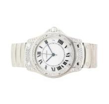 Cartier Santos Rhode Stainless Steel Wristwatch