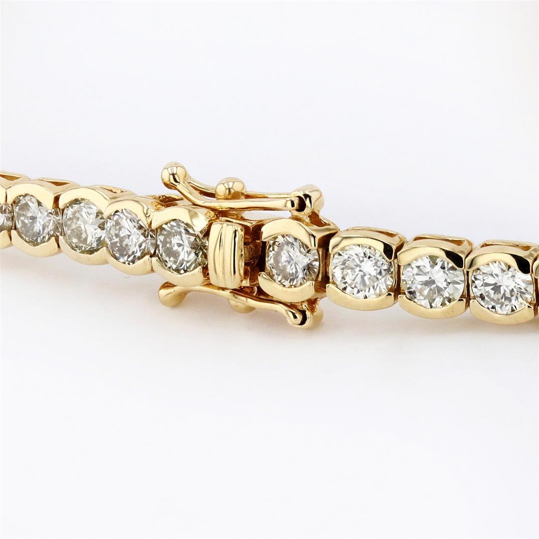 8.45 ctw Diamond 14K Yellow Gold Tennis Bracelet