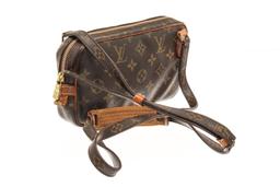 Louis Vuitton Brown Monogram Canvas Pochette Marli Bandolier Shoulder Bag