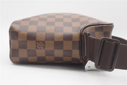 Louis Vuitton Damier Ebene Canvas Leather Olav PM Crossbody Bag