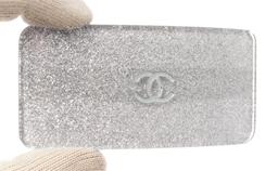 Chanel Silver Large Hair Barrette Accessories