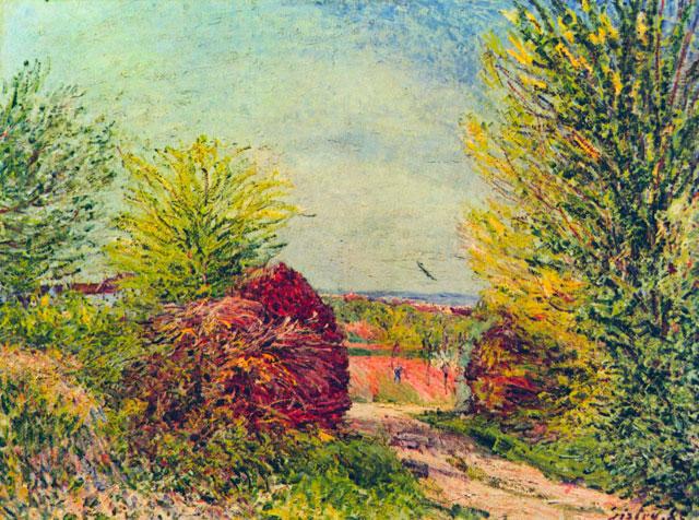 Alfred Sisley - Veneux-Nadon in the Spring