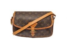 Louis Vuitton Brown Monogram Coated Canvas Sologne Bag