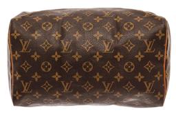 Louis Vuitton Brown Monogram Canvas Speedy 30 Satchel Bag