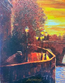 TWILIGHT ON THE SEINE, II by Behrens, Howard